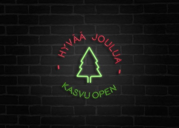 Hyvää joulua, toivottaa Kasvu Open!