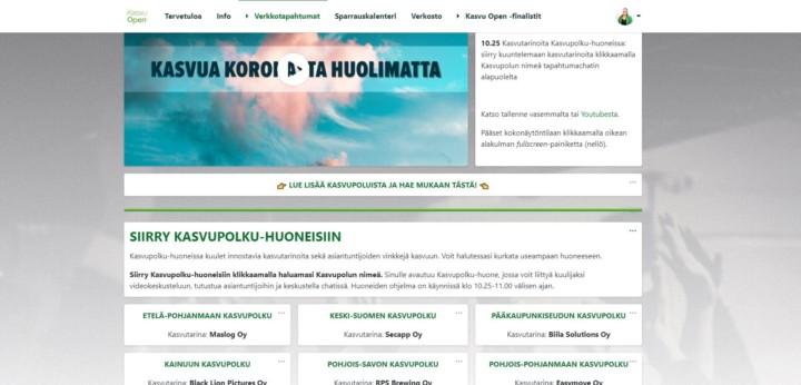 Kasvu Openin digitaalisissa työpajoissa teemat vaihtelevat tapahtuman mukaan.