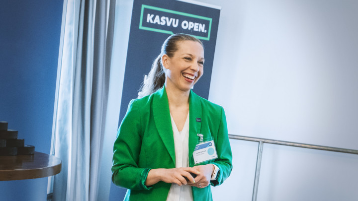 Jaana Seppälä, Kauppalehden Kasvajat-kiertueella Jyväskylässä 2022