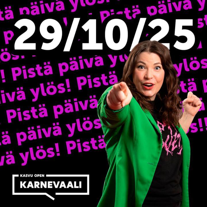 Karnevaali Pistä päivä ylös